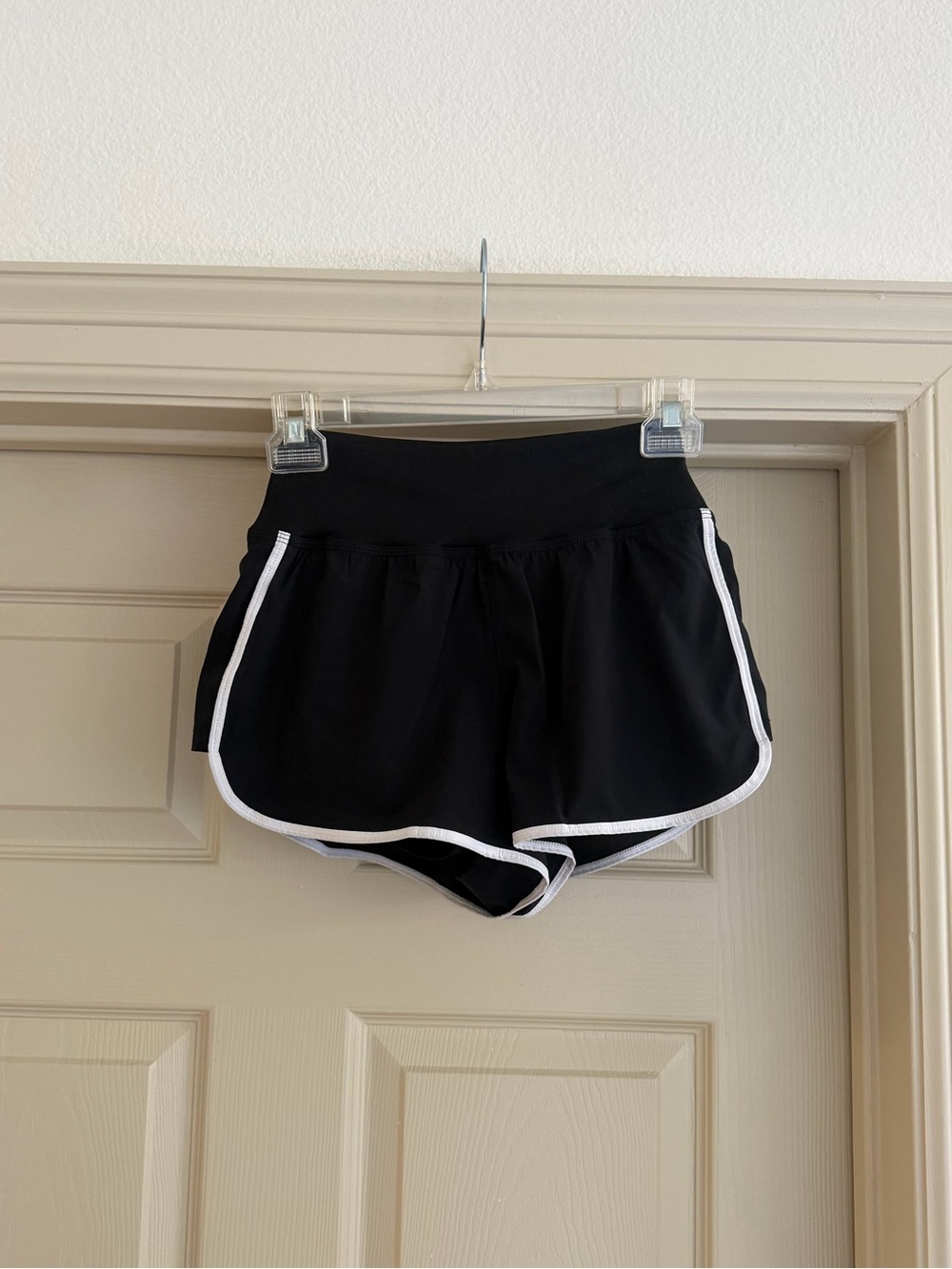 Gilly Hicks Black Athletic Shorts with White Trim
